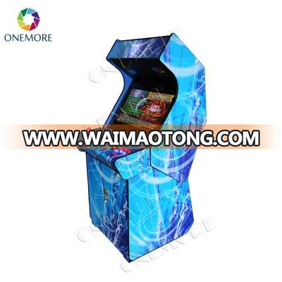 32 inch LCD wooden fighting games machine upright arcade cabinet for shopping center